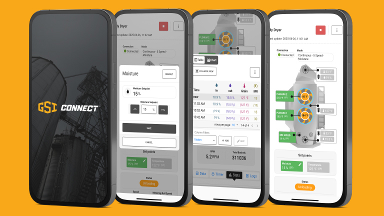 GSI Connect on mobile device