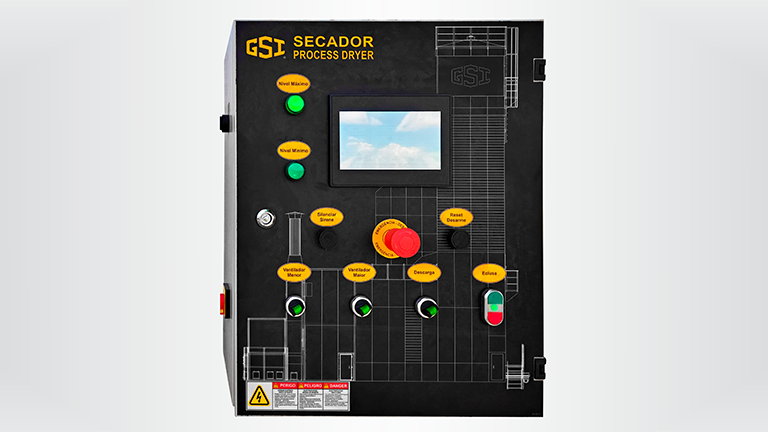 Painel de controle Secador Process Dryer