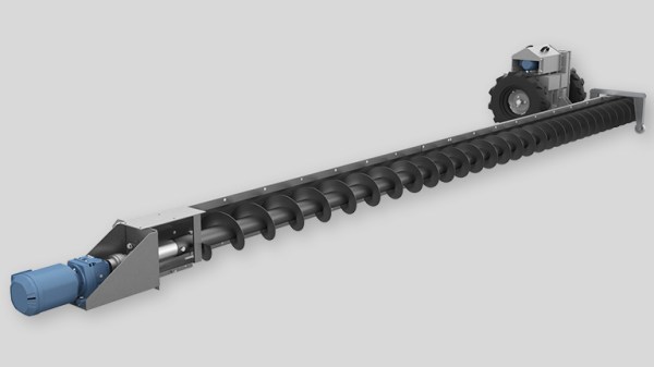 Semi-Automatic-Sweep-768 Tornillo barredor con módulo de alimentación